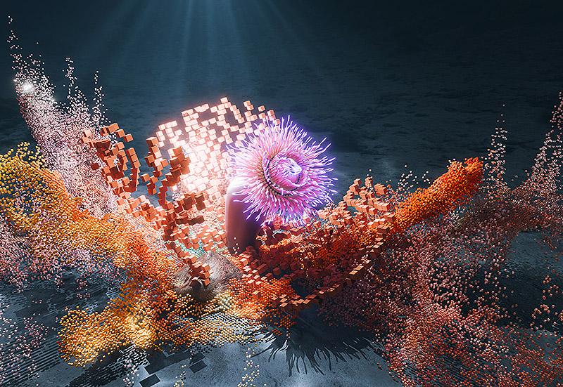 imagen de ser marino creado digitalmente