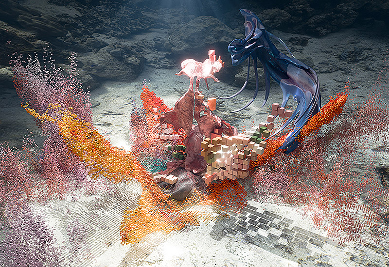 imagen de ser marino creado digitalmente