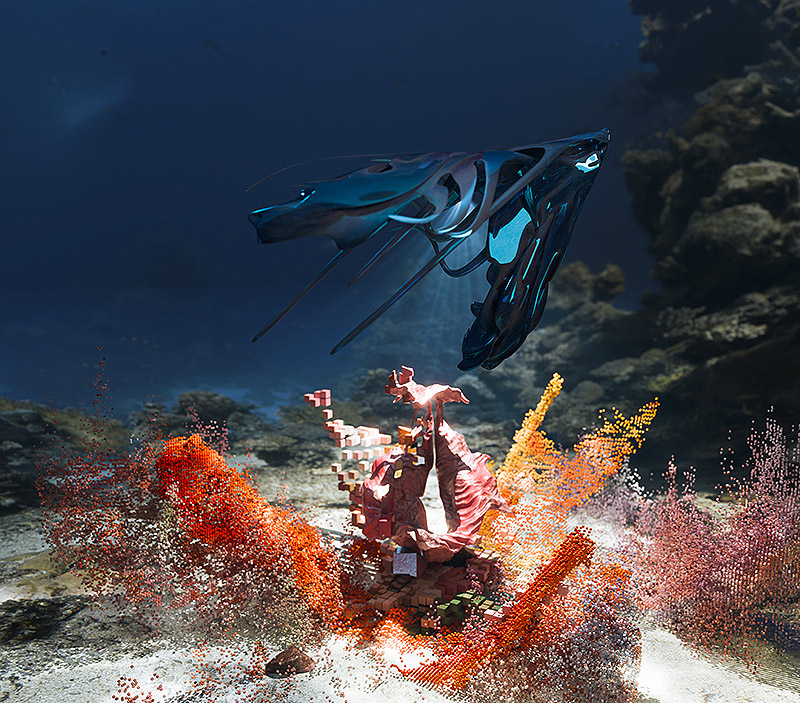 Escultura marina digital