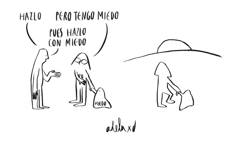 Ilustración de Adela por Dios