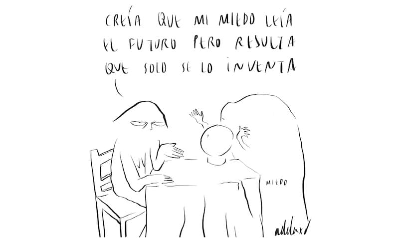 Ilustración de Adela por Dios