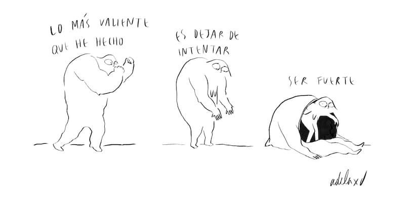 Ilustración de Adela por Dios