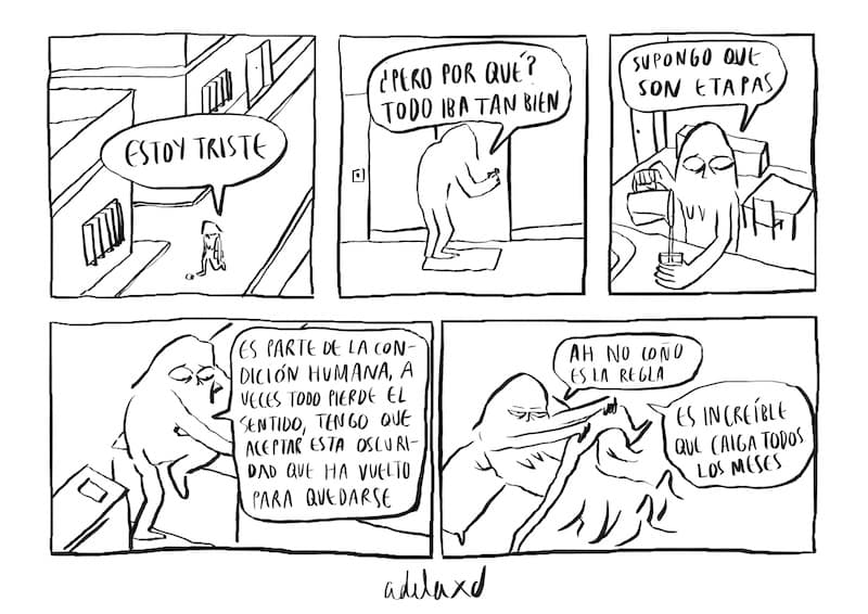 Ilustración de Adela por Dios