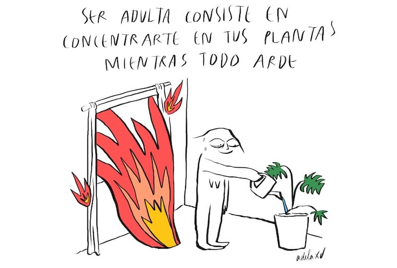 Ilustración de Adela por Dios