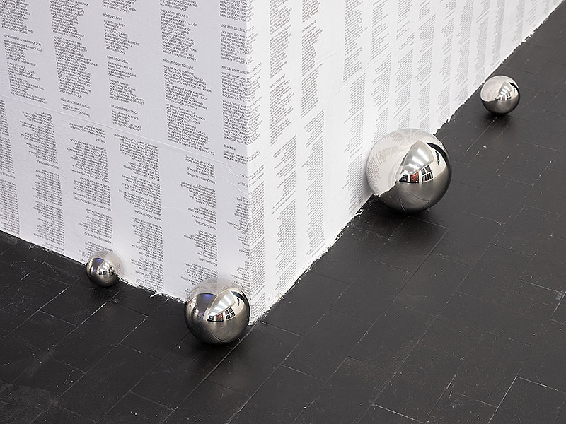 BAAB, Basement Art Assembly Biennial, vista instalacion