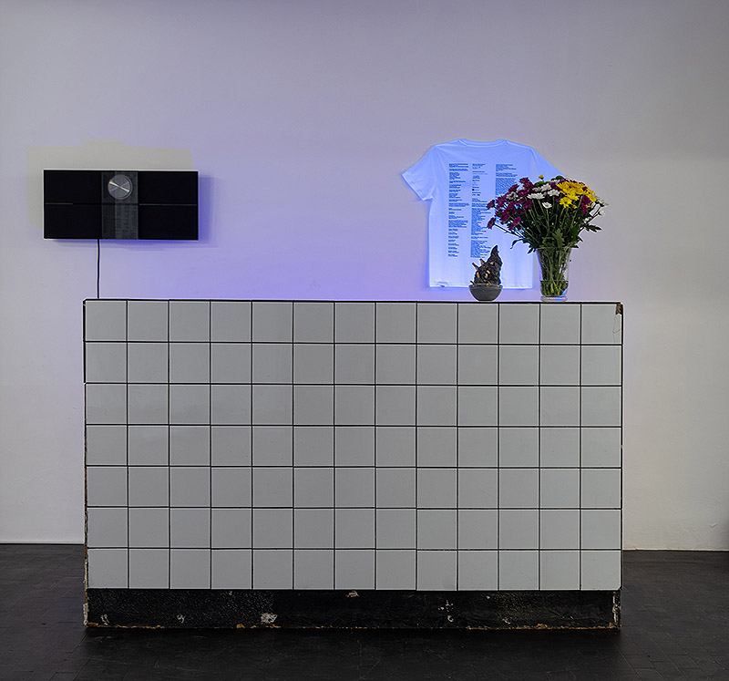 BAAB, Basement Art Assembly Biennial, vista instalacion