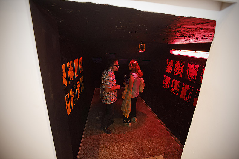 Vista de exposición en la galería Efímera