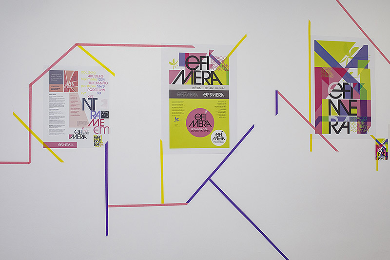 Carteles de identidad visual Efímera