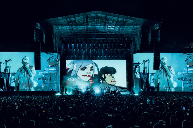gorillaz concierto en madrid