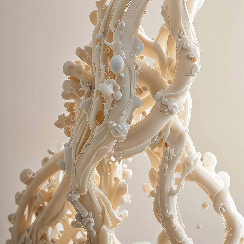 Escultura marina creada digitalmente
