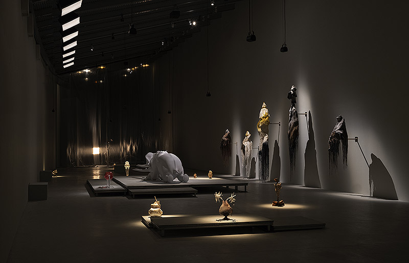 Vista general de exposición torches