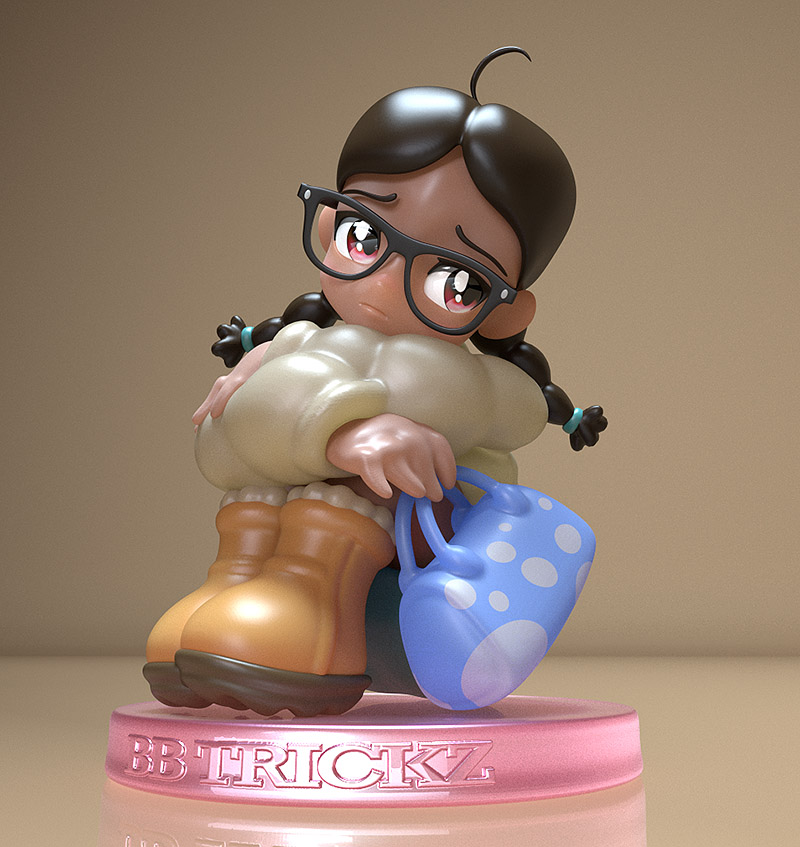 Milo Hammid - imagen generada en 3D