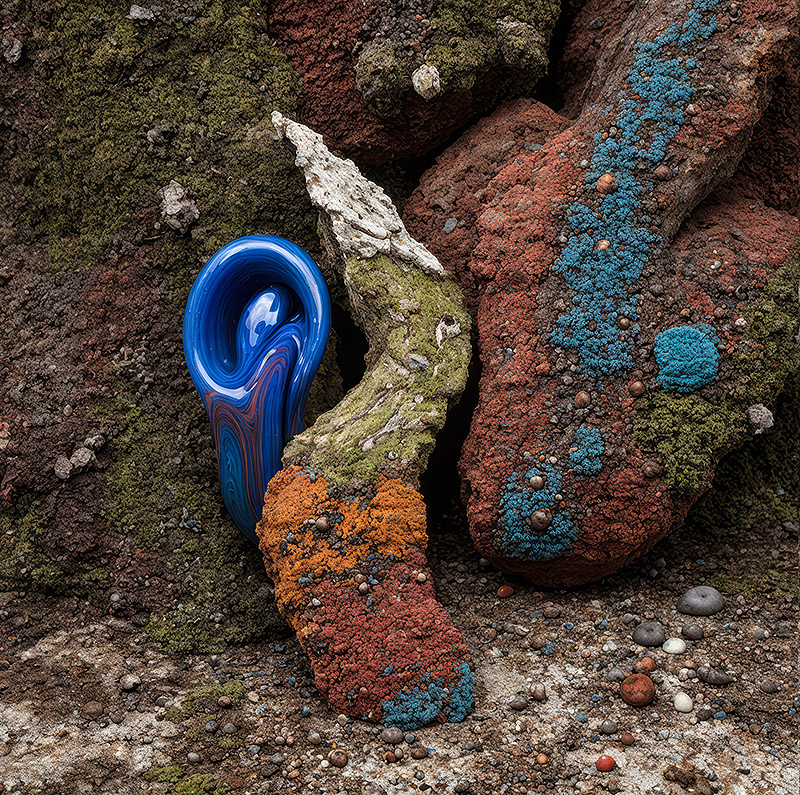 Esculturas digitales de colores