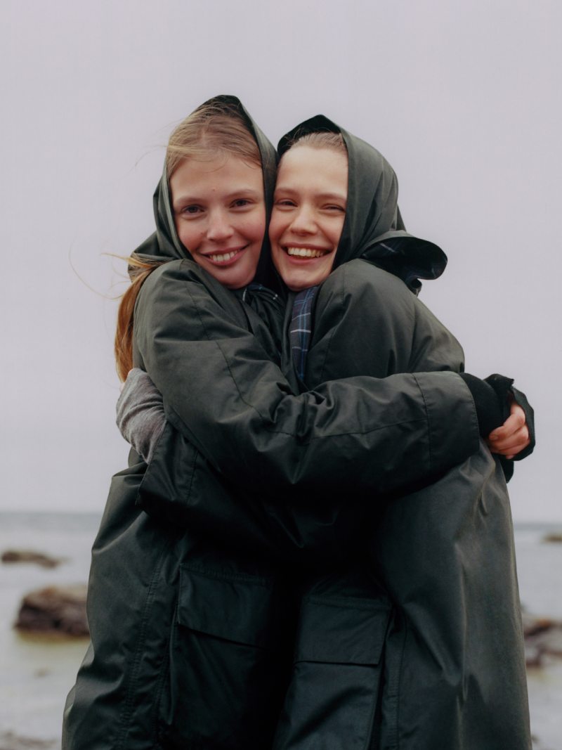 Arket X Barbour chaquetas enceradas para otoño