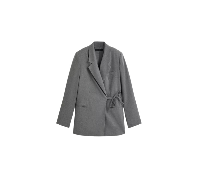 blazer griz cruzada lefties