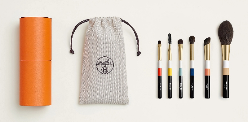 Las brochas y pinceles de Hermès dominan mi maquillaje