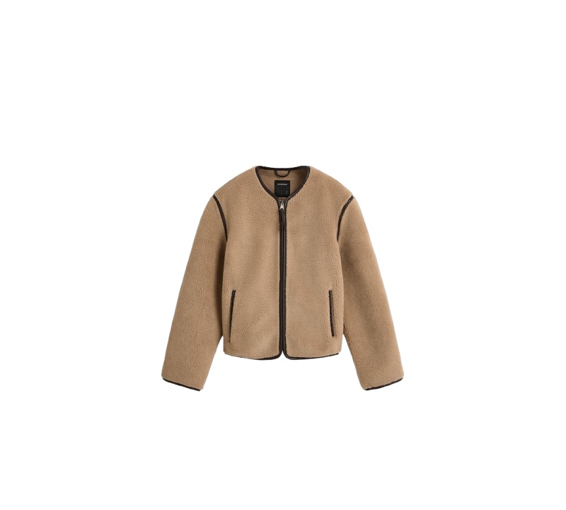 chaqueta borreguito lefties colección mujer