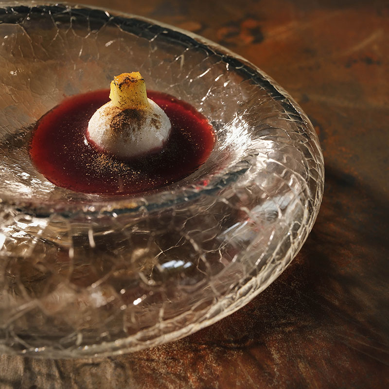 Cocinera Paula Gutiérrez entrevista: un plato maiz morado