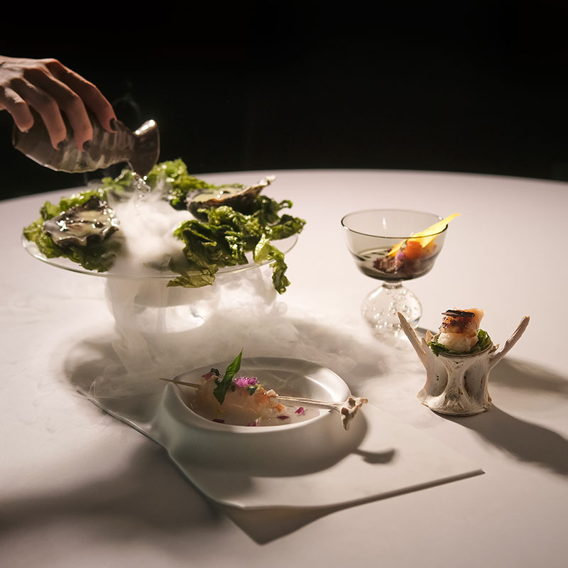 Cocinera Paula Gutiérrez entrevista: uno aperitivos en la mesa