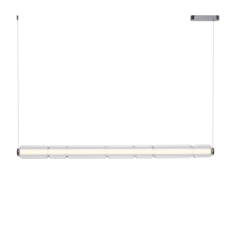 Luminaria colgante de la colección Venus de Sulion, presentada en vista frontal de producto