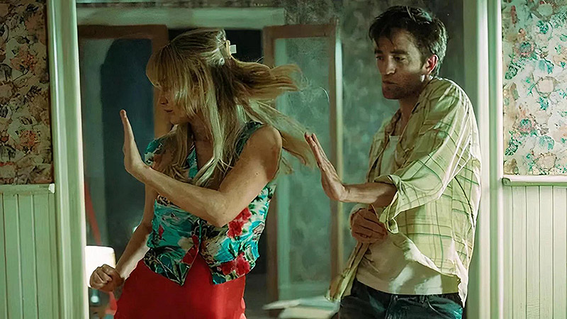 Die my Love - fotograma de la película con Jennifer Lawrence y Robert Pattinson 