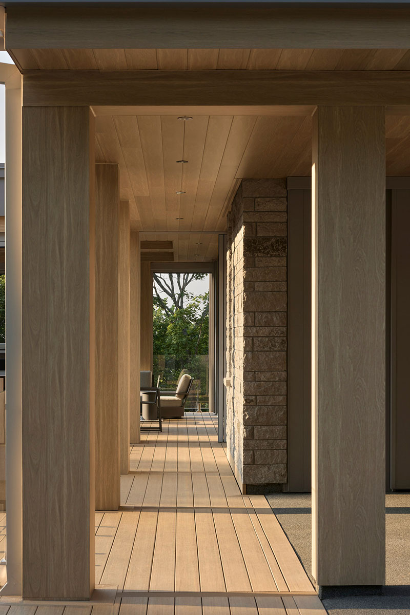 La Croix: casa de Luc Plante que desciende por la montaña