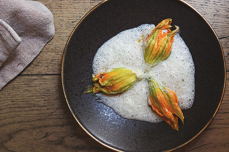 Le Bistroman Atelier: flor de calabacín