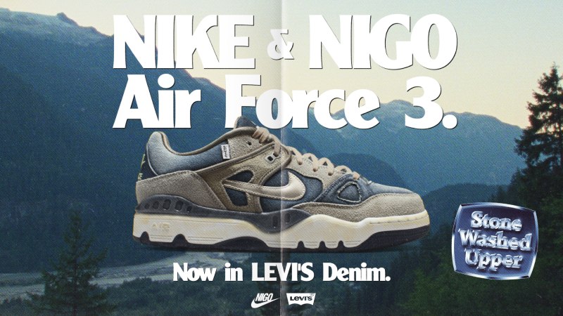 Levi's X Nigo X Nike zapatillas Air Force 3 Denim