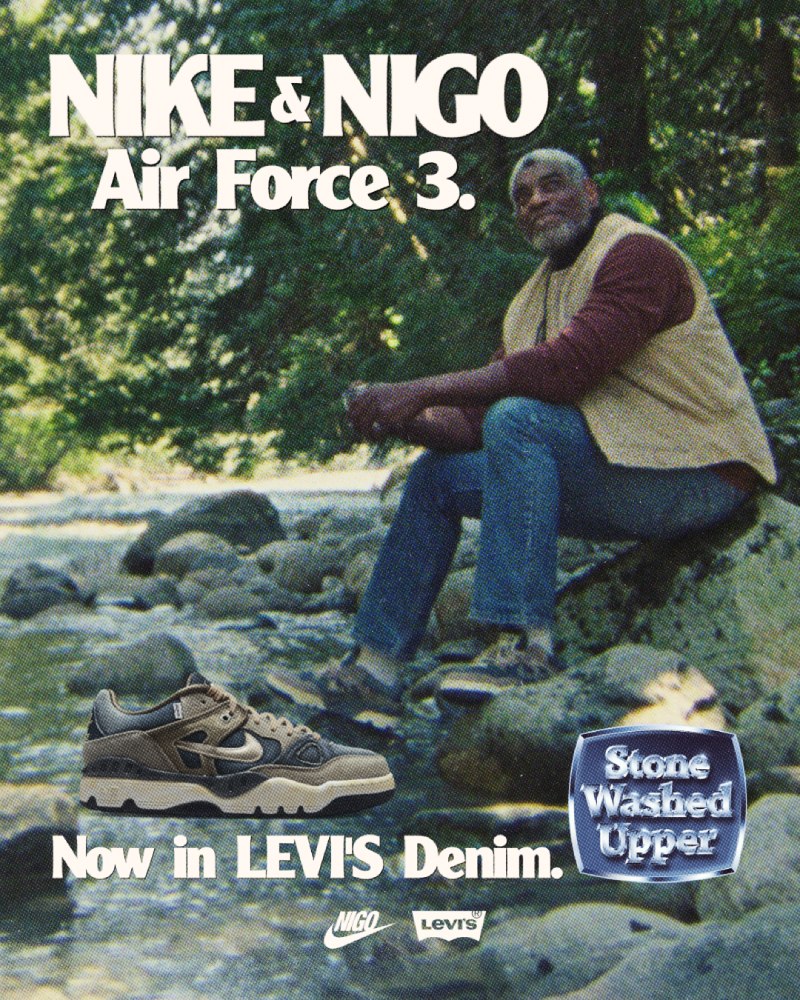 Levi's X Nigo X Nike zapatillas Air Force 3 Denim