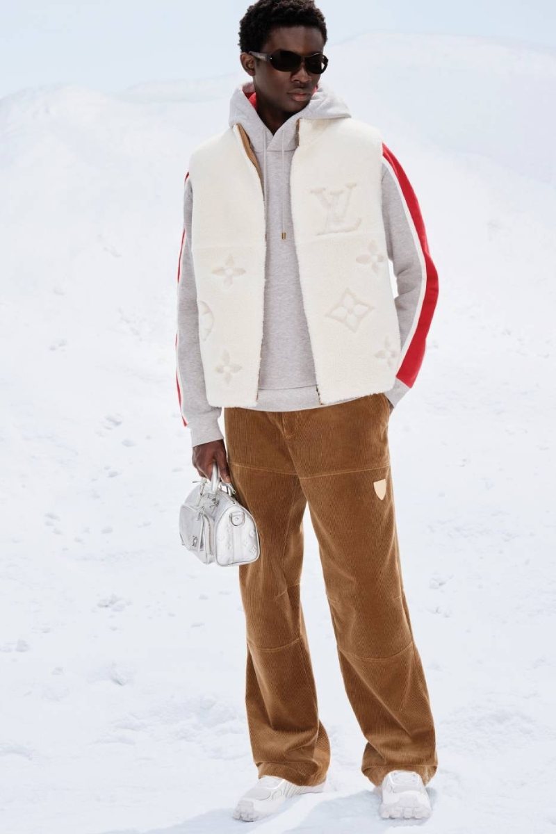 Louis Vuitton Hombre Ski 2026 nueva colección ropa para la nieve de lujo