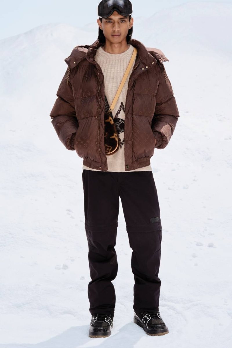 Louis Vuitton Hombre Ski 2026 nueva colección ropa para la nieve de lujo