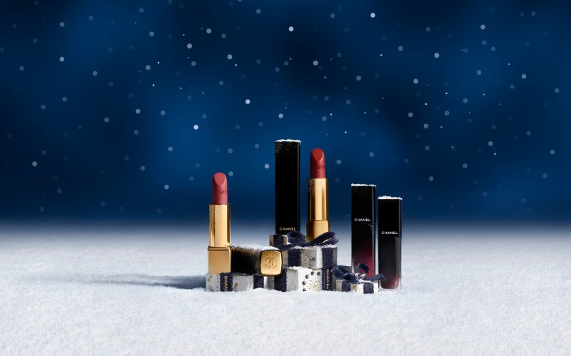 maquillaje fiesta navidad chanel pintalabios