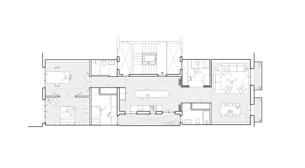 Metronom realiza la reforma de una vivienda en el Eixample