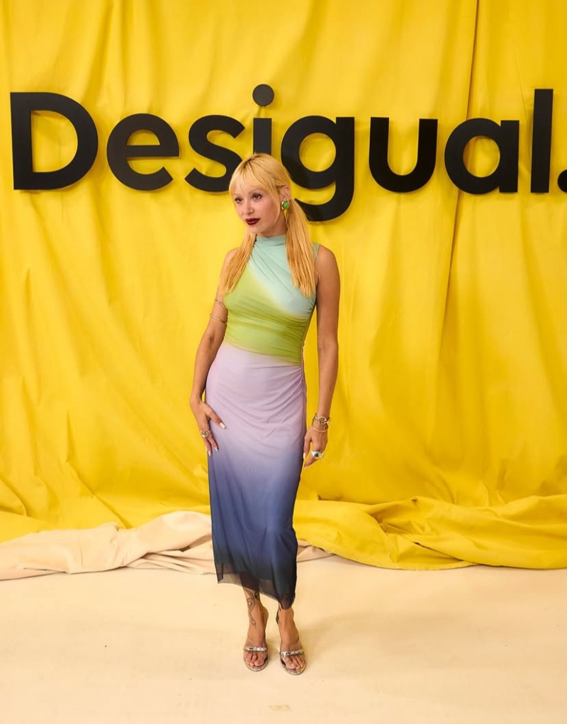 Miranda Makaroff desigual desfile barcelona