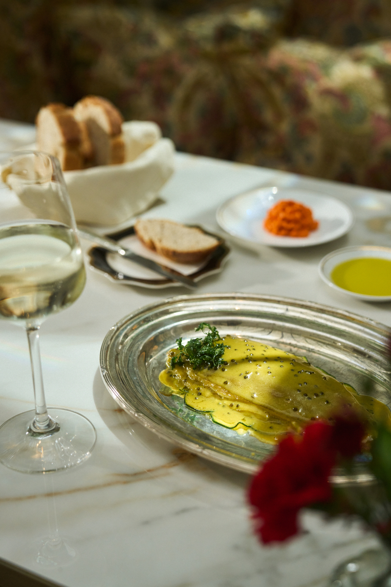 Lenguado à la meunière estilo Ritz, perteneciente al menú de Palm Court para el Mandarin Oriental Ritz, Madrid