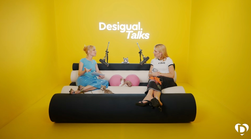 Miranda Makaroff libera a sus invitados en Desigual Talks