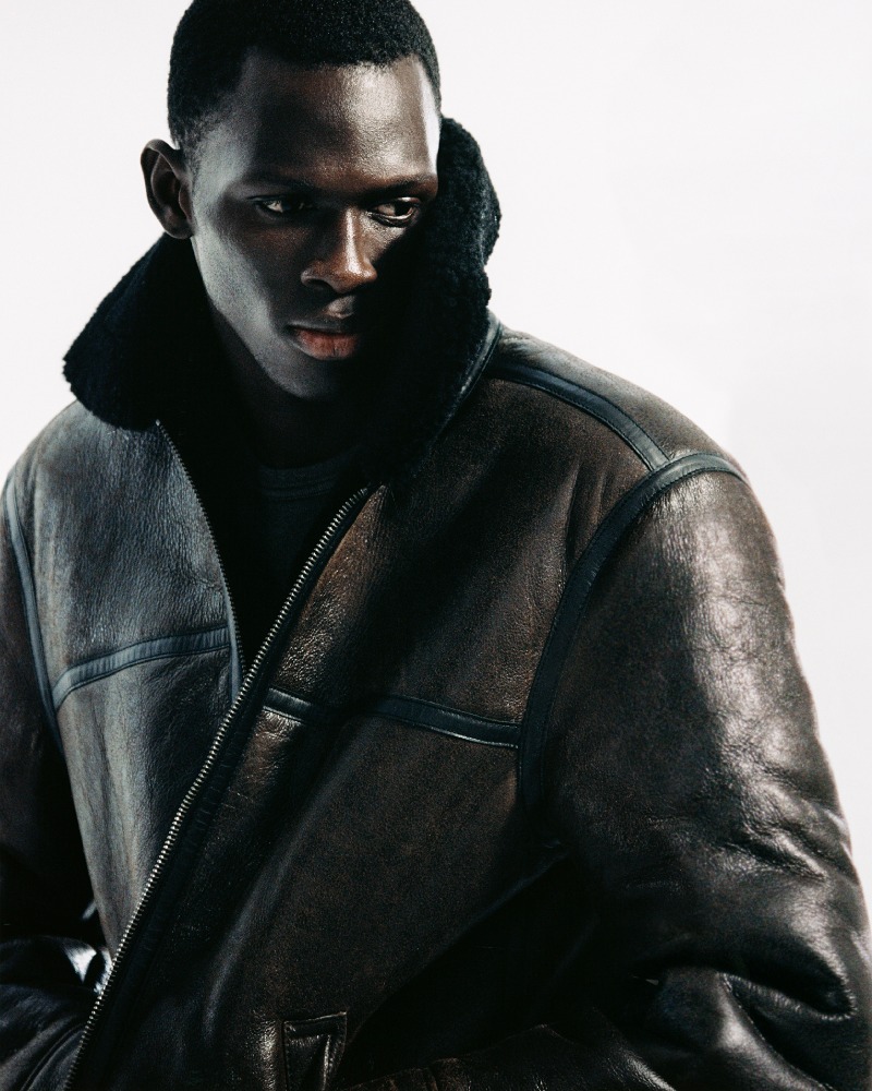 prendas abrigos piel unisex colección Samsøe Samsøe Schott Nyc