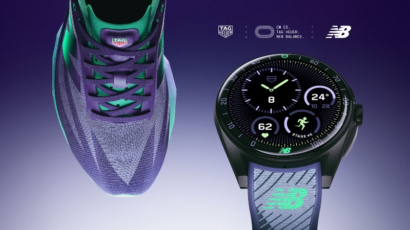 reloj zapatillas Tag Heuer New Balance
