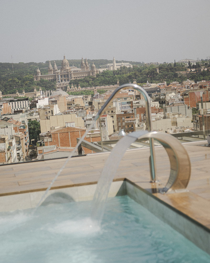 Vista desde la azotea del Restaurante Bonavista en Barcelona, donde se ubica su zona de coctelería