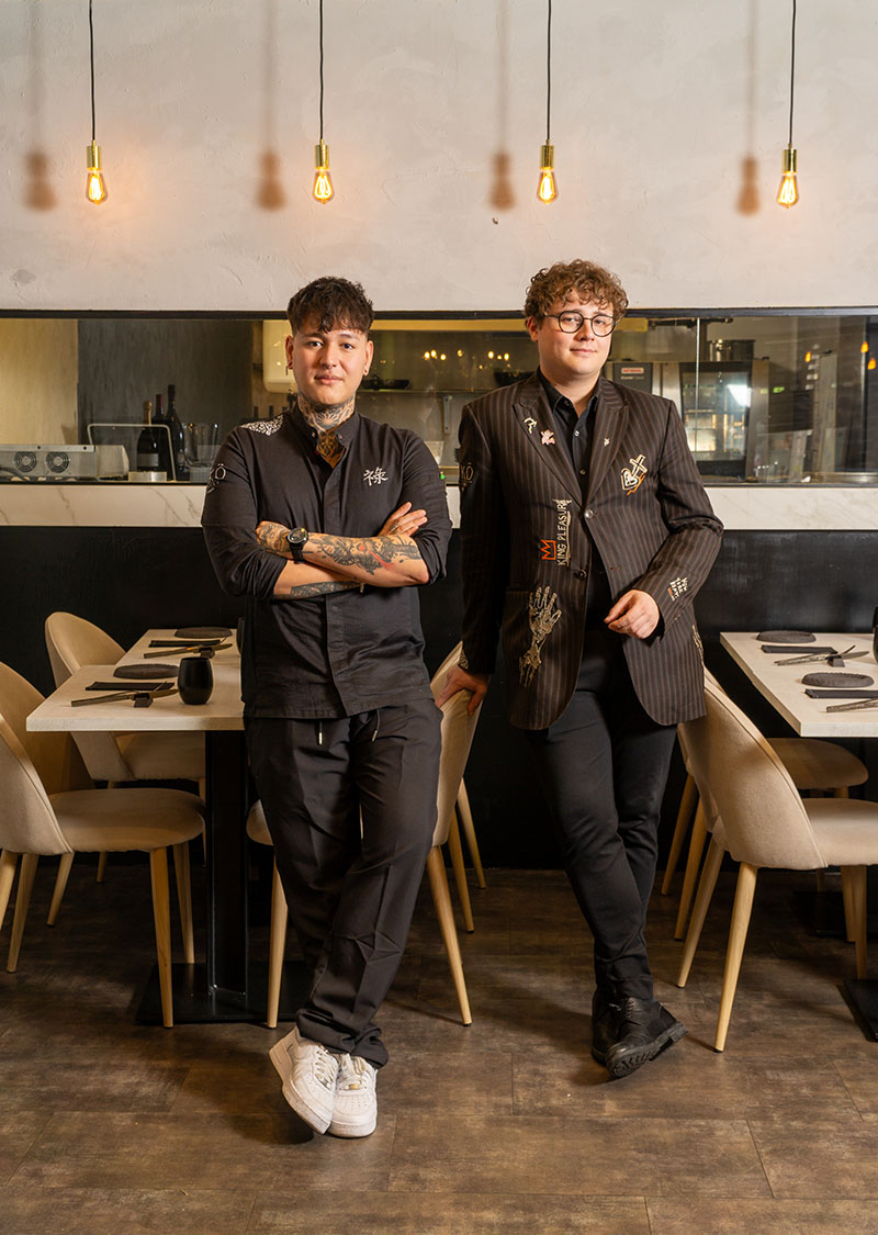 Íñigo Uribe Paredes y Eden Monoyez, de Ekö Bistró