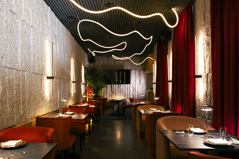 Interior de Restaurante Marciano, ubicado en Madrid