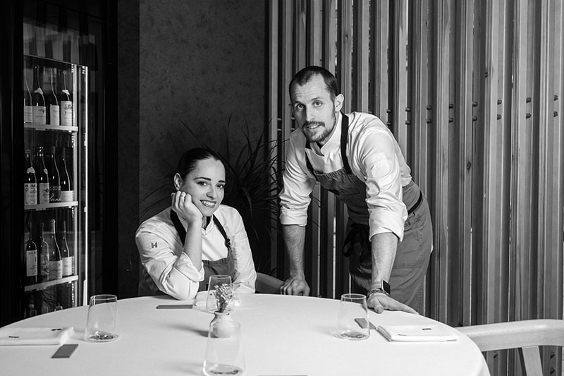 Cristina Cánovas y Diego Aguilar, fundadores de Restaurante Palodú Málaga