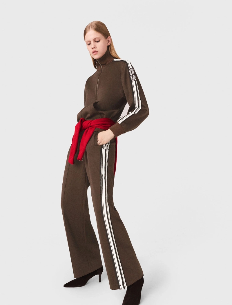 ropa estilo glamuroso après-ski Maje otoño invierno