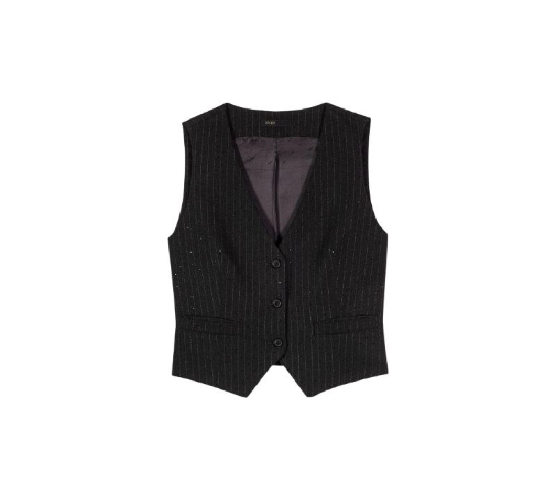 ropa fiesta brillos maje chaleco