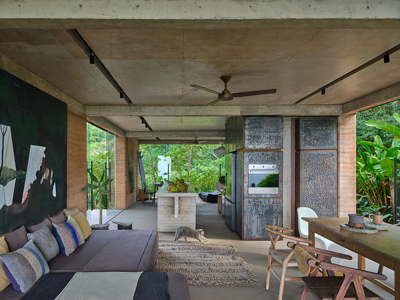 Studio House, de Formafatal: vivir la selva desde dentro
