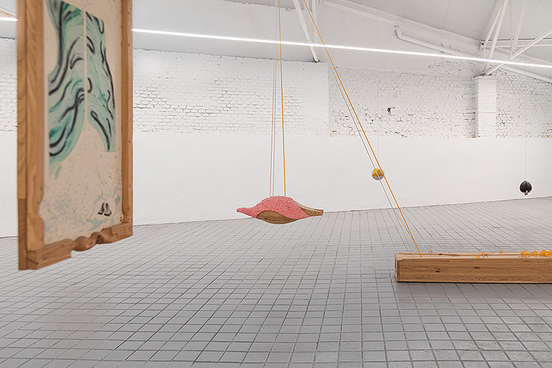 Bianca Barandun - vista de la exposición "Hollow Bones"