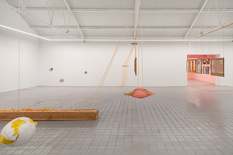 Bianca Barandun - vista de la exposición "Hollow Bones"