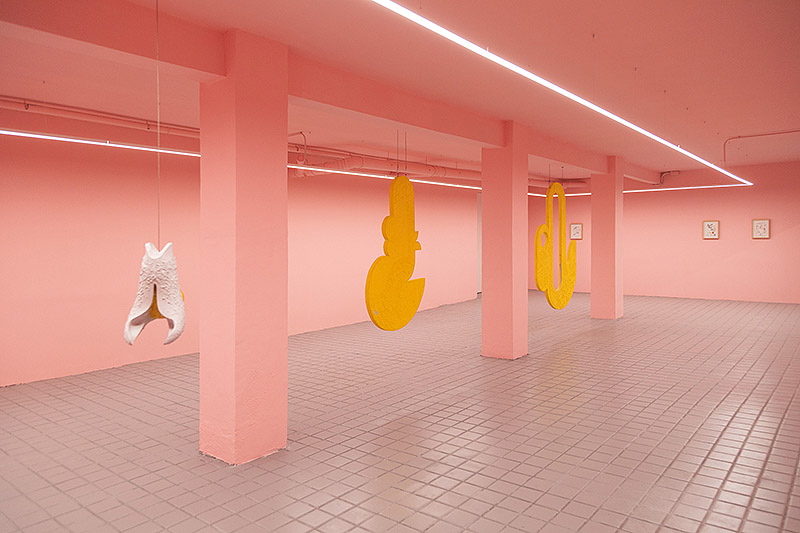 Bianca Barandun - vista de la exposición "Hollow Bones"