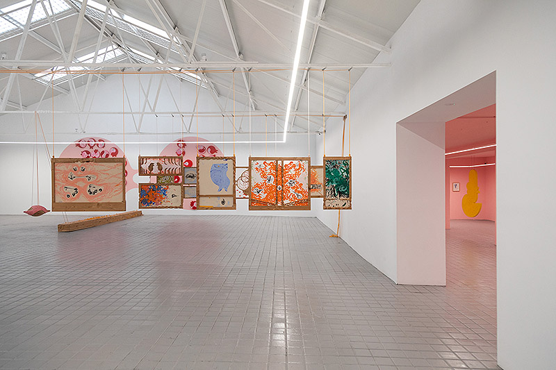 Bianca Barandun - vista de la exposición "Hollow Bones"