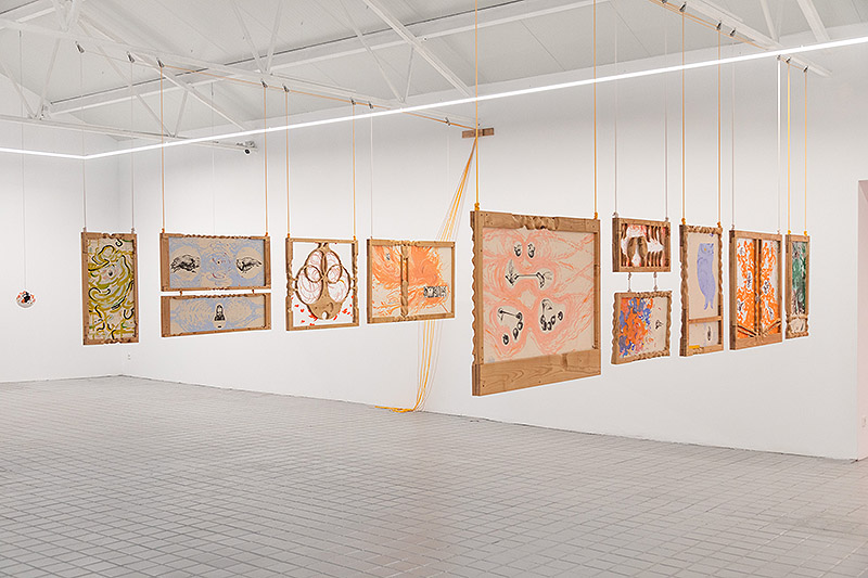 Bianca Barandun - vista de la exposición "Hollow Bones"